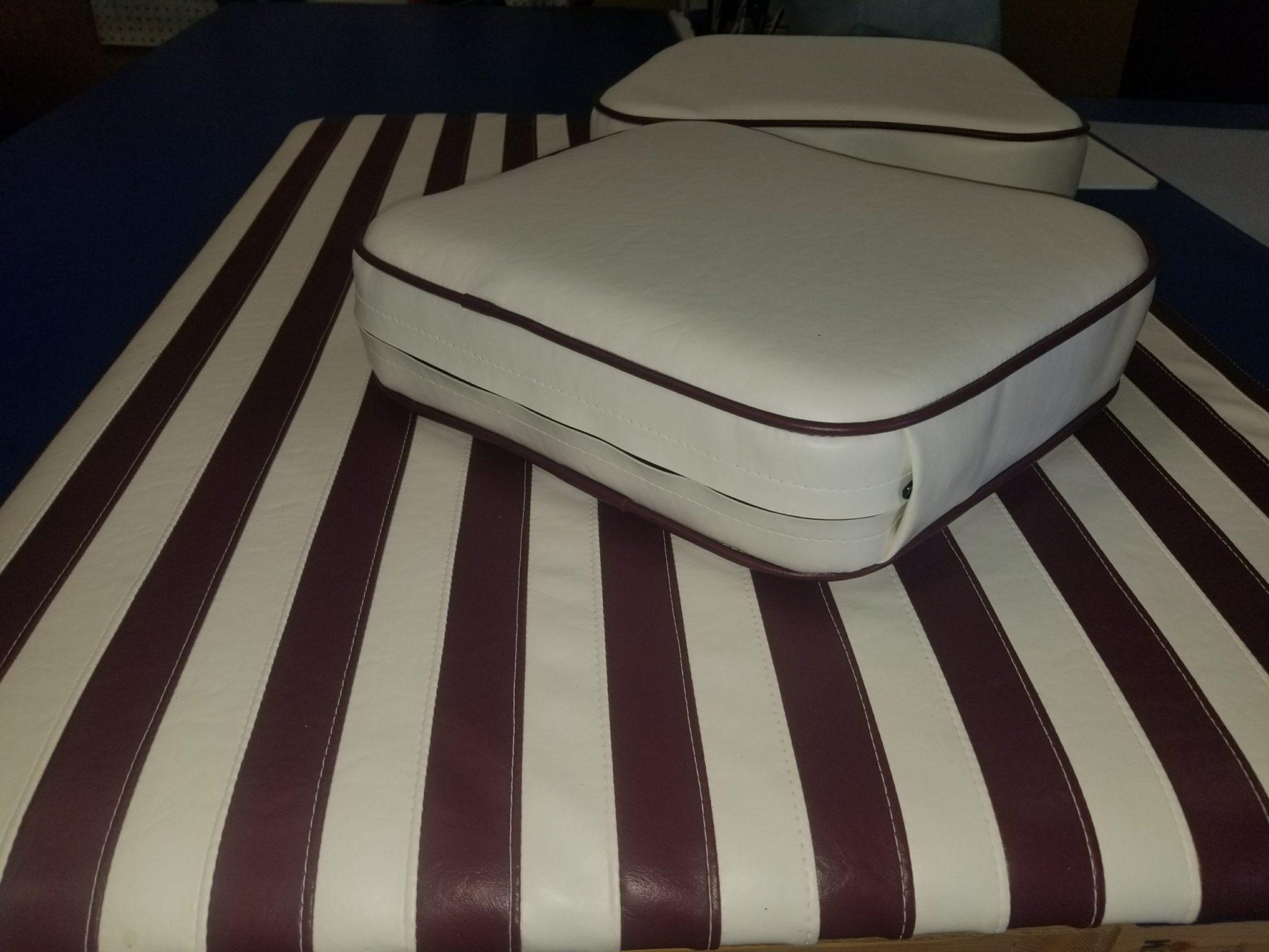 Boat Seat Cushions Custom boat cushions and upholstery.