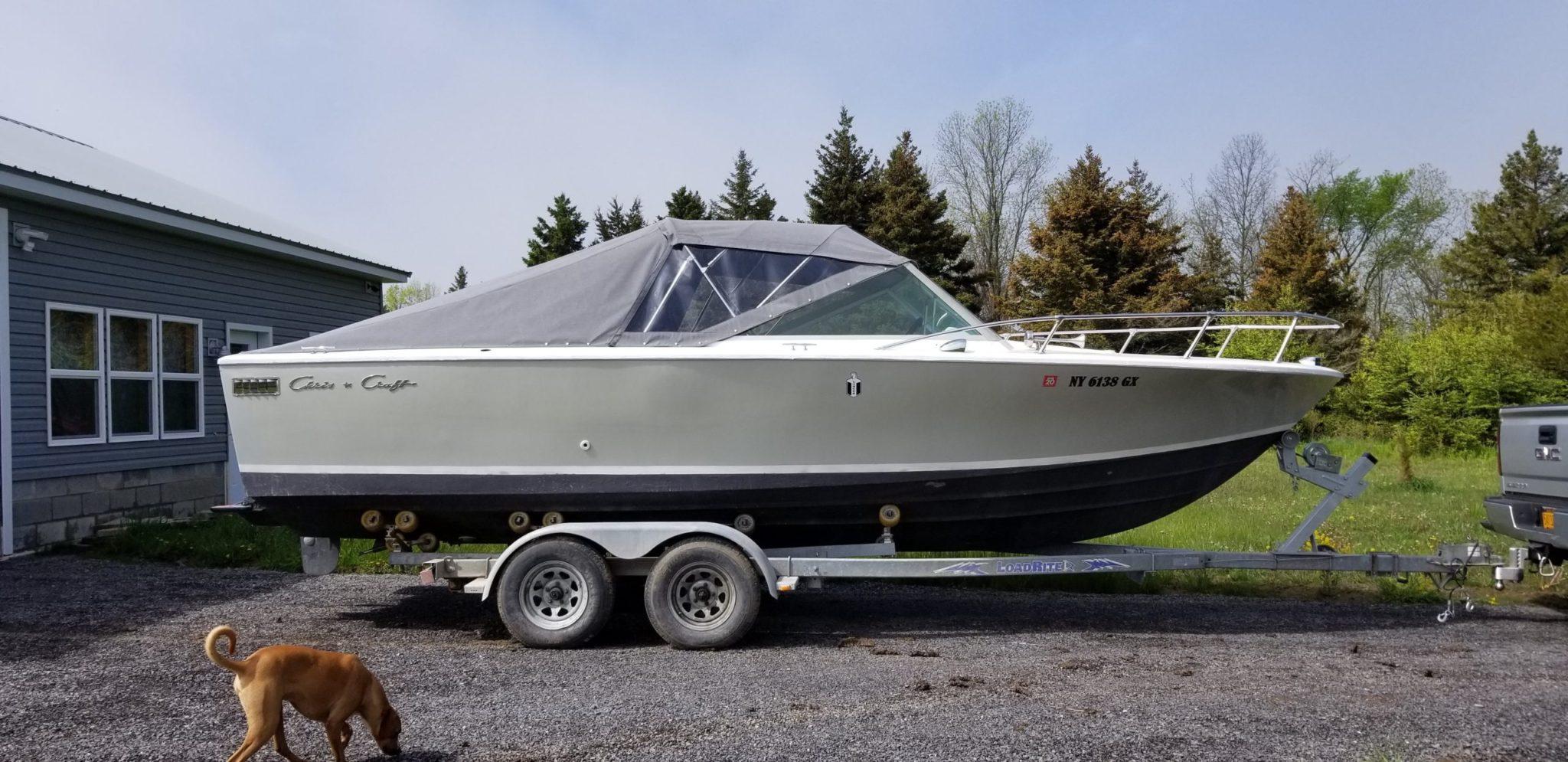 Boat Canvas in the Thousand Islands region of upstate New York.