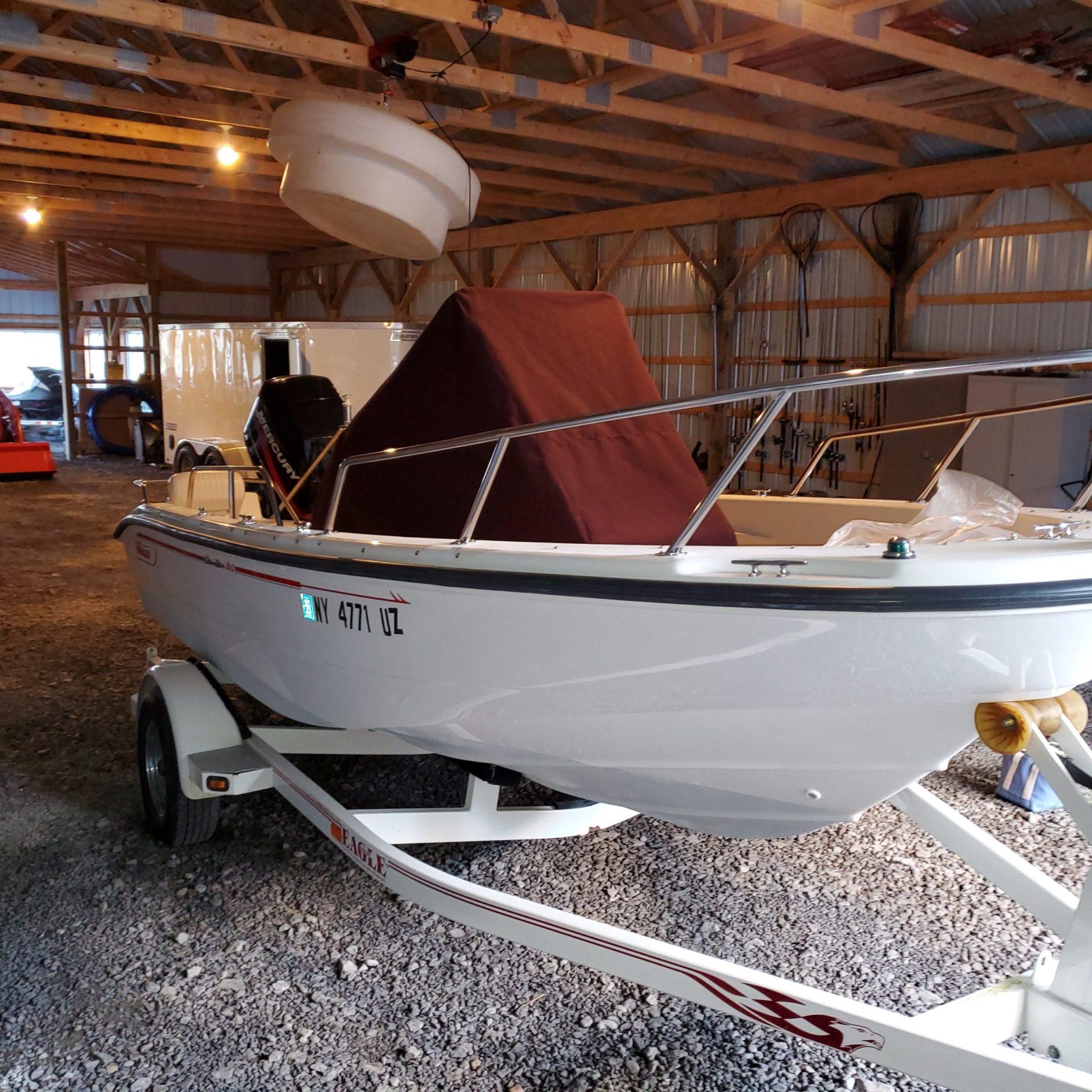 Boat Canvas in the Thousand Islands region of upstate New York.